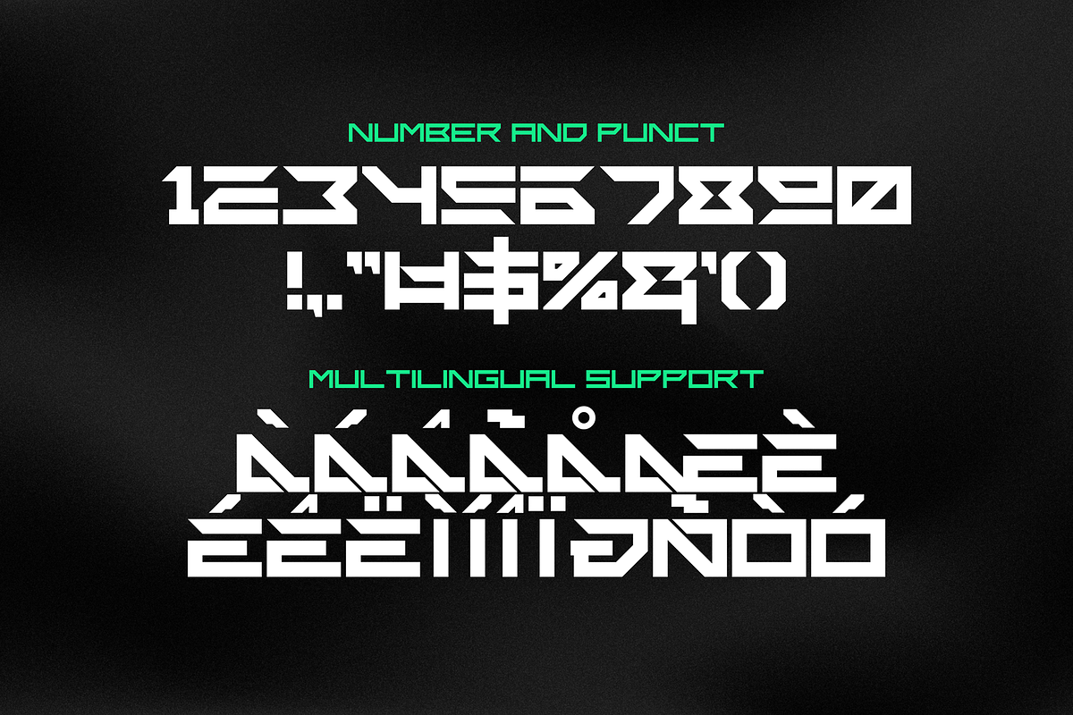 Verse Robo - Futuristic Font, a Symbol Font by figuree studio (Photo 6 of 10)