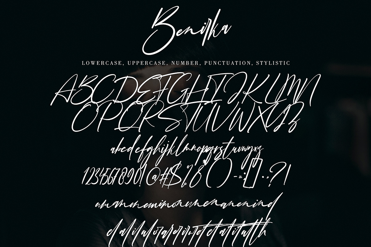 Benirka, a Script Font by pineungtype (Photo 10 of 11)