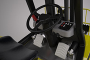 Counter Balance Fork Lift Truck, a Cars & Vehicle 3D Model by kjpargeterimages (Thumbnail 4 of 5)