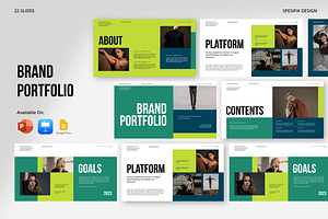 Brand Portfolio Presentation, a Presentation Template by Spesifikstd