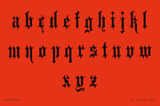 Ornate Vintage Gothic Display Font, a Blackletter Font by Century Library (Thumbnail 4 of 5)