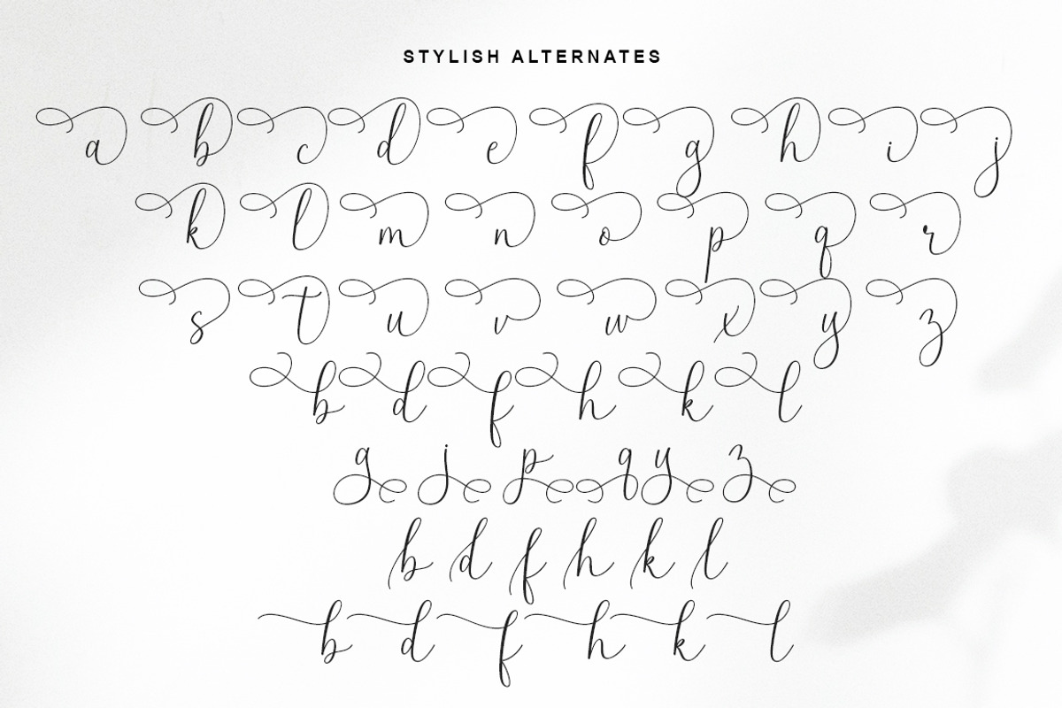 Blooming Garden, a Script Font by Rotterlab Studio (Photo 13 of 16)