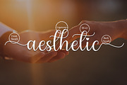 Aesthetic Font, a Script Font by Cut Story (Thumbnail 5 of 8)