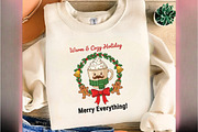 Warm & Cozy Holiday, Retro Christmas, an Illustration by DreamArtGraphic (Thumbnail 3 of 5)