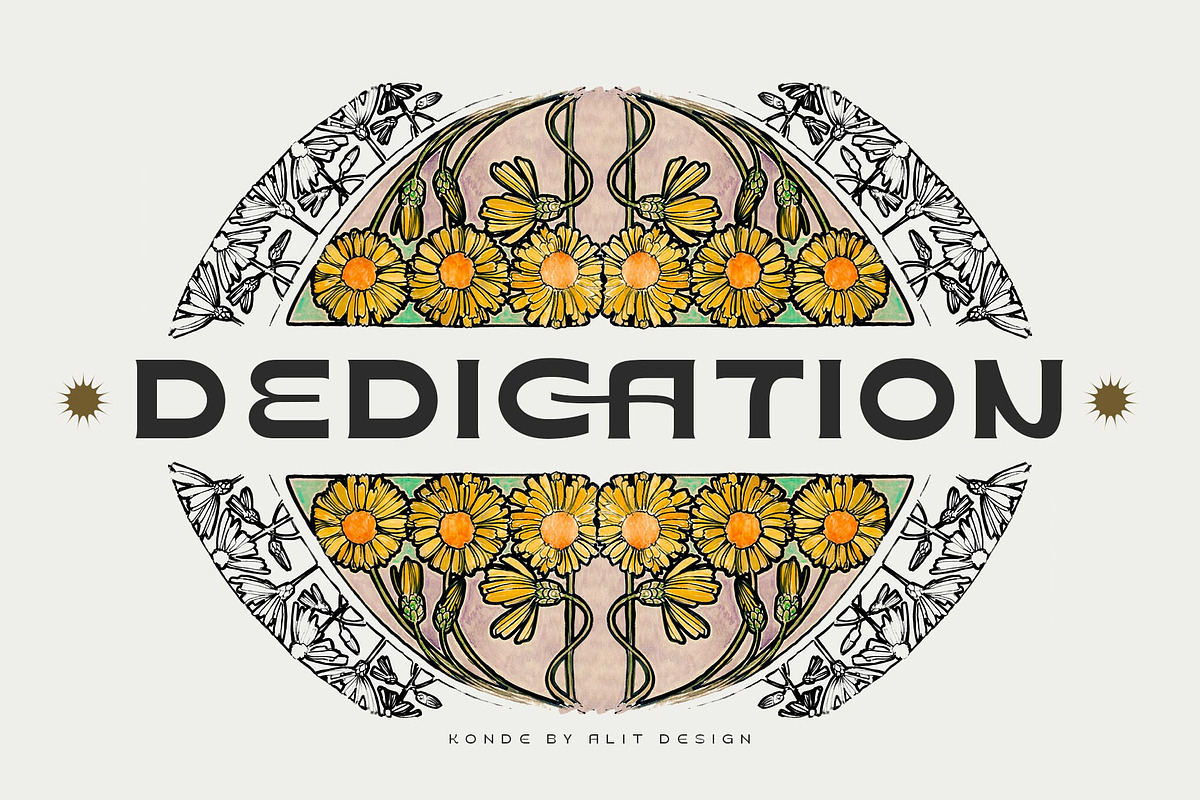 Konde Typeface, a Sans Serif Font by alit design (Photo 16 of 22)