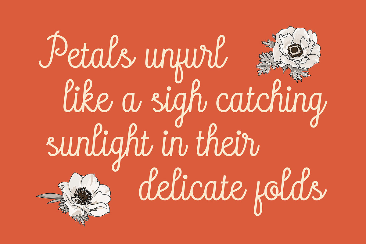 CS Blossom – Script Font, a Script Font by Craft Supply Co. (Photo 4 of 8)