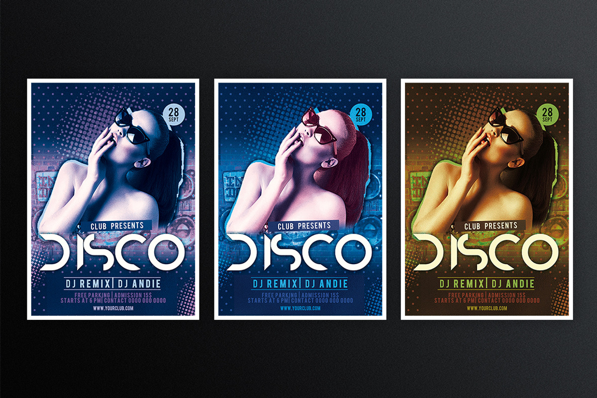 Disco 1, a Flyer Template by What a Story (Photo 2 of 5)