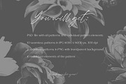 Pattern Peonies and Chrysanthemums, a Pattern Graphic by Yana Dobrik (Thumbnail 11 of 11)