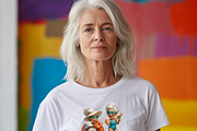 STYLISH BEACH GRANDMAS CLIPART PACK, a Person Illustration by Daring Digies (Thumbnail 10 of 10)