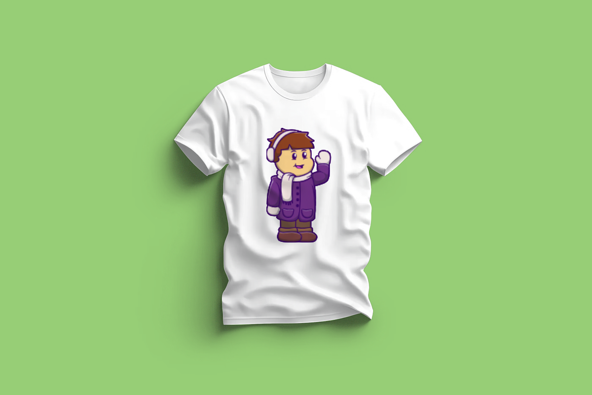Cute Winter Boy Cartoon Vector, a Person Illustration by Artstorystudio (Photo 3 of 3)