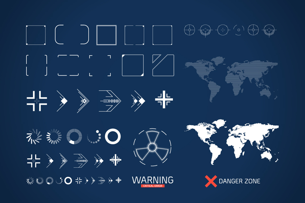 HUD interface elements, a Templates & Theme by Game Ui art (Photo 2 of 4)