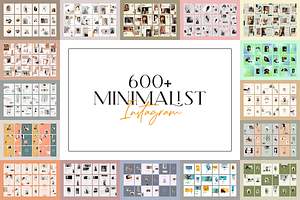 600 Minimalist Instagram Bundle