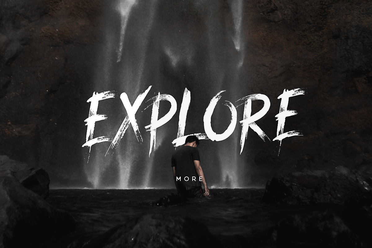 Into The Wild Typeface preview 4