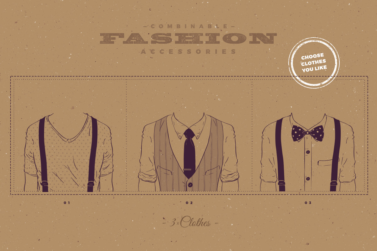 Hipster Characters Kit, a Work Illustration by blauananas (Photo 9 of 13)