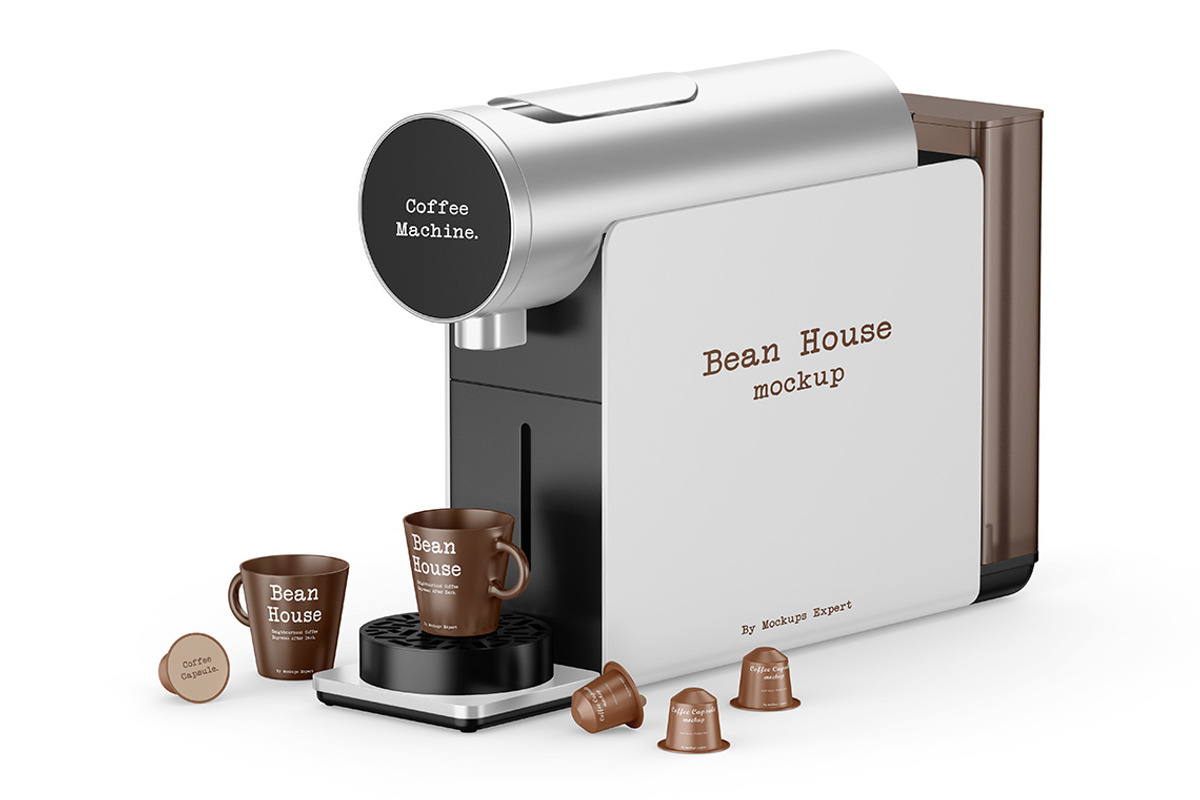 Coffee Machine Mockups, a Product Mockup by Mockups Expert (Photo 4 of 5)