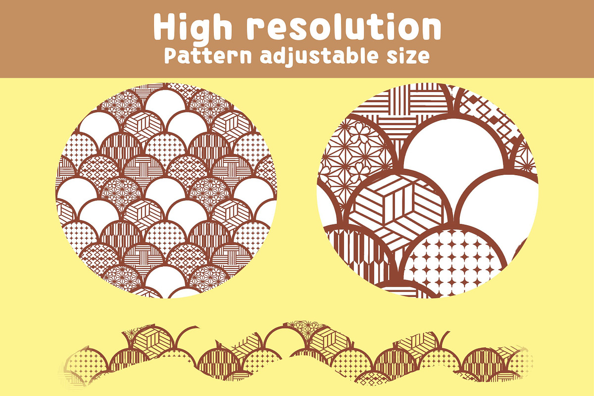 20 Procreate Japanese pattern brush, a Brush Add-On by ProcreateiBox