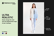 Leggings and Sweatshirt Mockup, a Bottom Mockup by Freeman Studio (Thumbnail 5 of 16)
