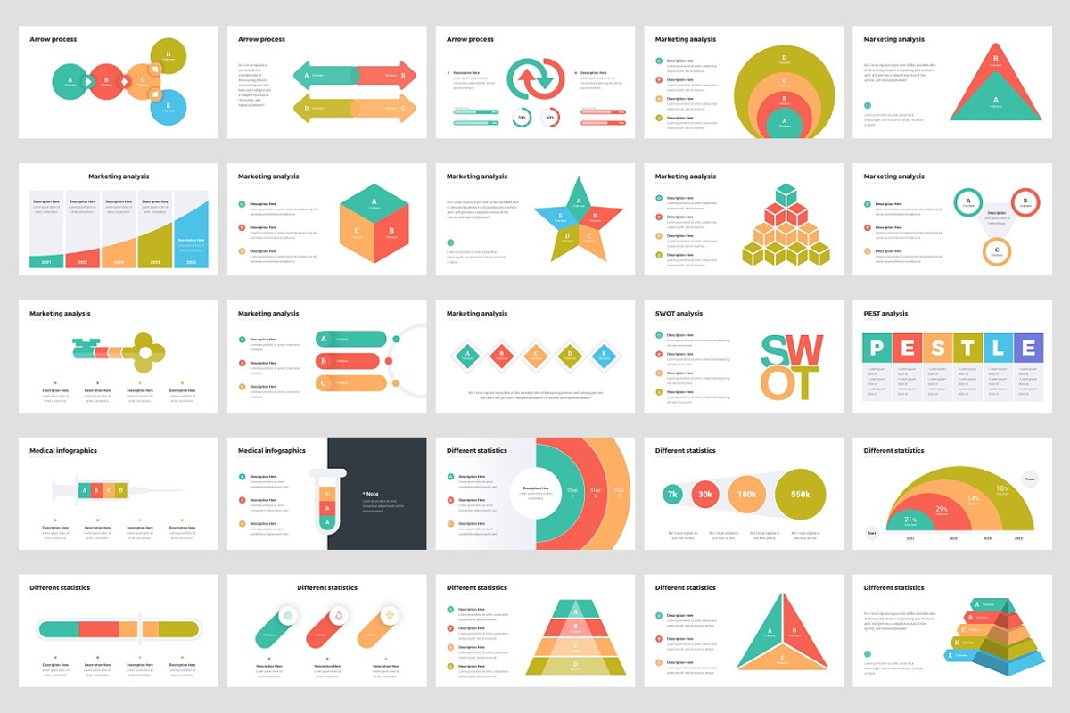 Infographics v.3, a Presentation Template by Presentation Templates (Photo 3 of 4)