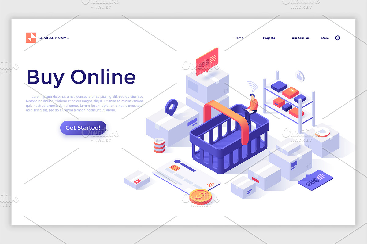 Isometric Solutions Mini. Part 2, a Templates & Theme by Andrew Kras Design (Photo 15 of 21)