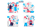 Flat Design Concept Illustrations, a Finance Illustration by alexdndz (Thumbnail 18 of 42)