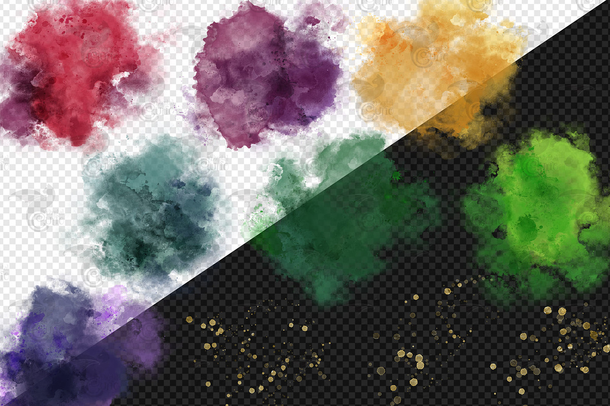 Messy Paint Overlays, an Illustration by Digital Curio (Photo 3 of 3)