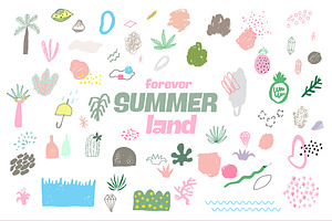 Forever Summer Land Abstract Design