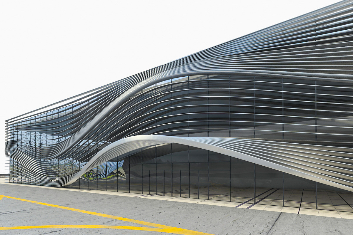 Modern Regional Airport, an Architecture 3D Model by 3DNUTS (Photo 5 of 14)