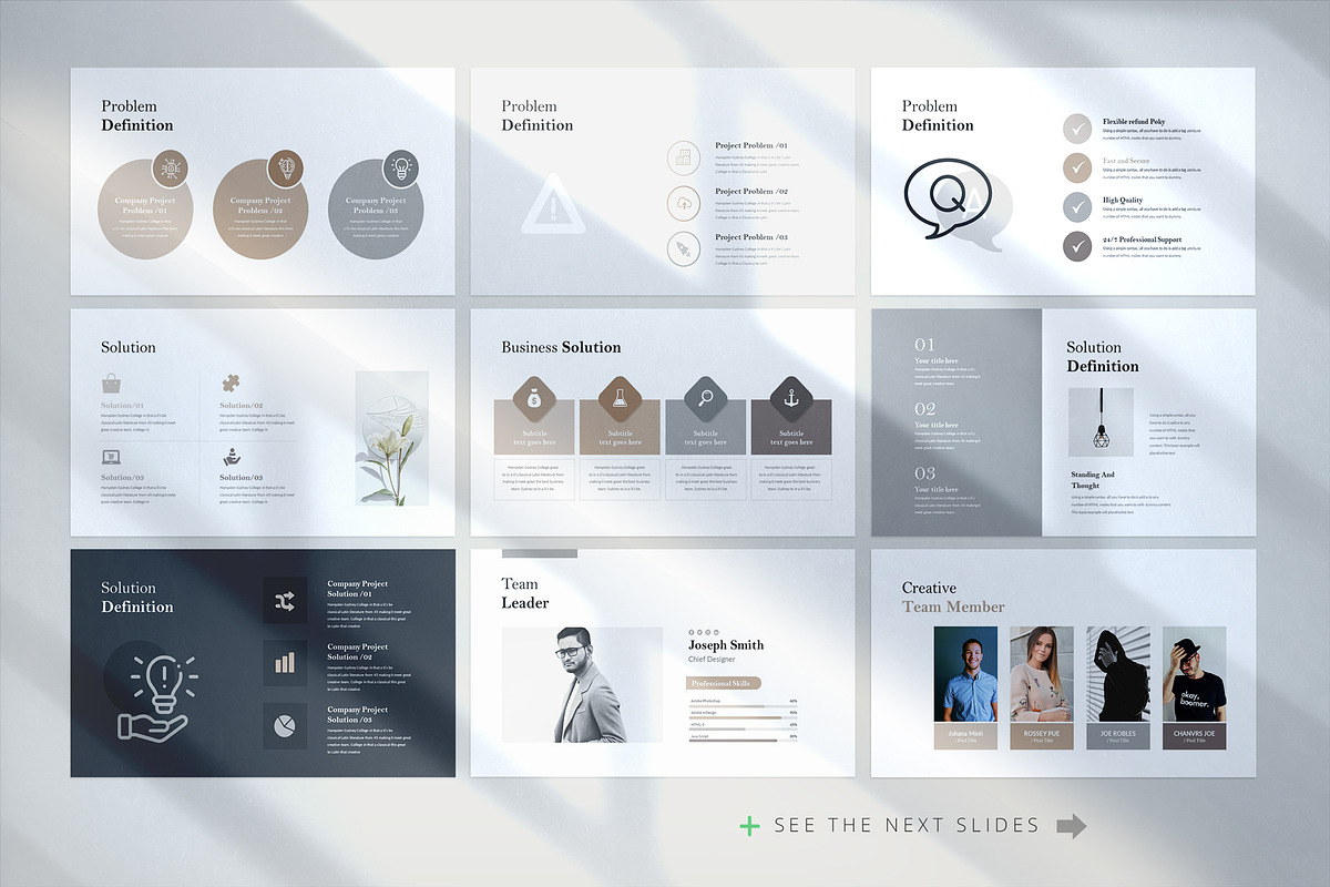 Minimal Business Plan Keynote, a Presentation Template by WhiteGraphic (Photo 7 of 14)