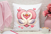 Latch Hook Yarn Valentine Goose PNG, an Illustration by DreamPrint404 (Thumbnail 3 of 6)