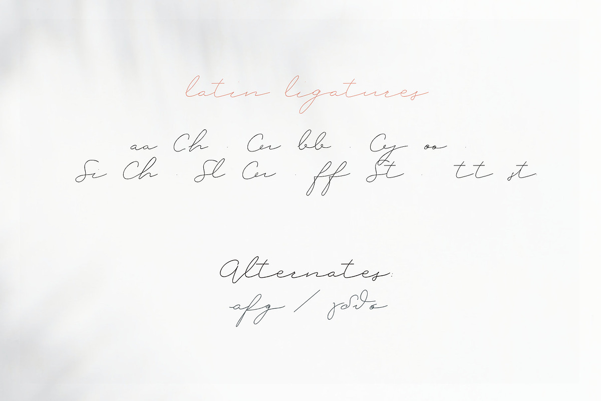 Signature Greek font petit nuage preview 7