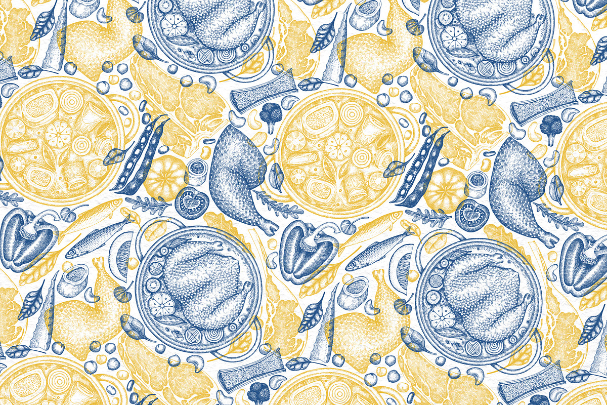 Collagen Diet Vector Collection, a Food Illustration by Lubov Illustrations Shop (Photo 8 of 8)