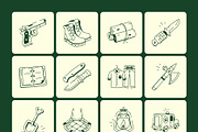 Safari Doodles Icons, an Outline Icon by Vectors Market (Thumbnail 8 of 9)