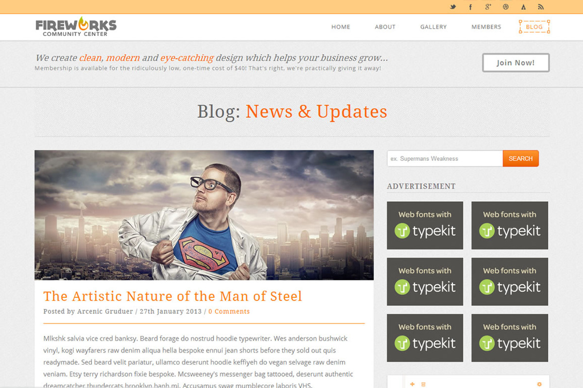 OrangeCity Responsive Template, a Bootstrap Template by FWPolice (Photo 5 of 5)