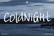 Coldnight – Playful Fancy Display, a Handwritten Font by Typehand Studio (Thumbnail 1 of 7)