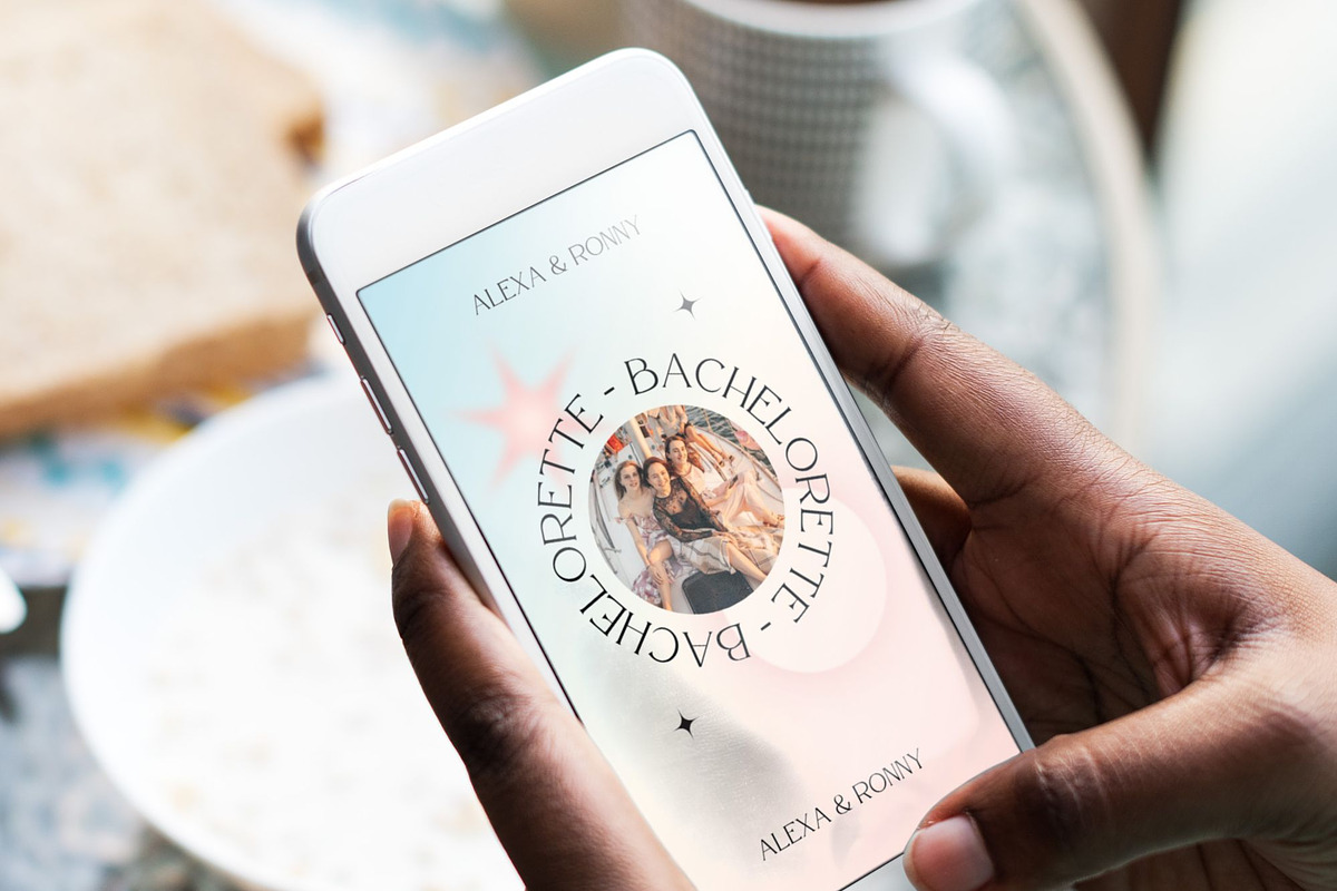 Retro Bachelorette Itinerary Canva, a Presentation Template by SKY CREATION (Photo 3 of 7)