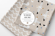 Nordic Shore – Patterns Set, a Pattern Graphic by PROTEA Watercolor Studio (Thumbnail 1 of 7)