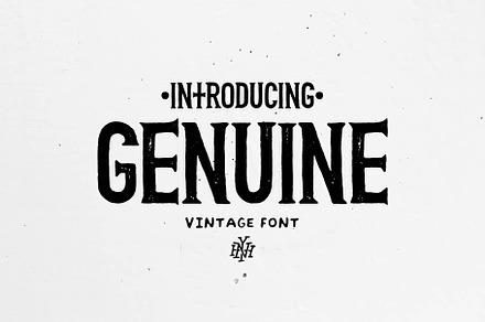 Genuine | Vintage font