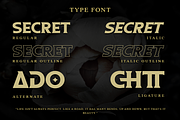 Chrafest - A Modern Typeface, a Serif Font by Meizzaluna Design (Thumbnail 4 of 10)
