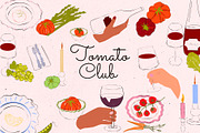 Tomato Club. Fall Harvest Wall Art, a Seasonal Illustration by Mio Buono (Thumbnail 13 of 13)