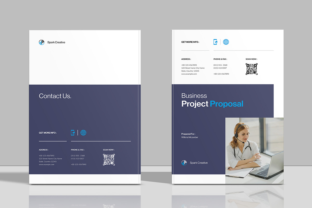 Business Proposal Brochure Template, a Brochure Template by Spark_Creative (Photo 9 of 12)