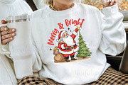 Merry & Bright, Funny Santa Claus, an Illustration by OK Design (Thumbnail 3 of 4)