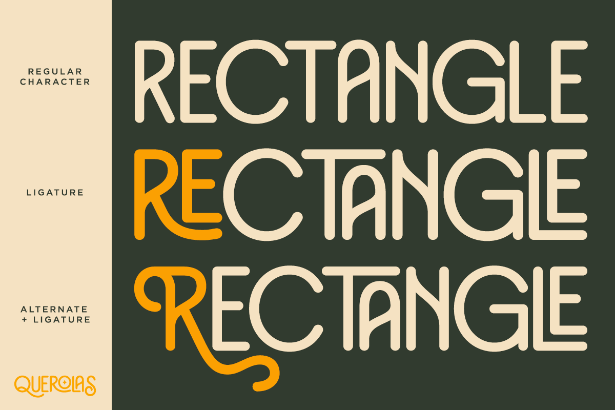 Querolas - Stylish Monoline Font, a Sans Serif Font by RagamKata (Photo 2 of 11)