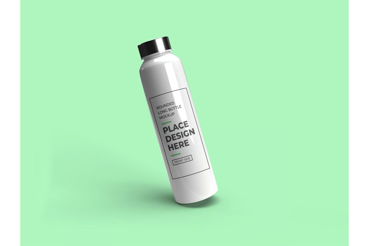 Long Bottle Tumbler Mockup Template, a Household Mockup by DesignRushMarket (Photo 11 of 11)
