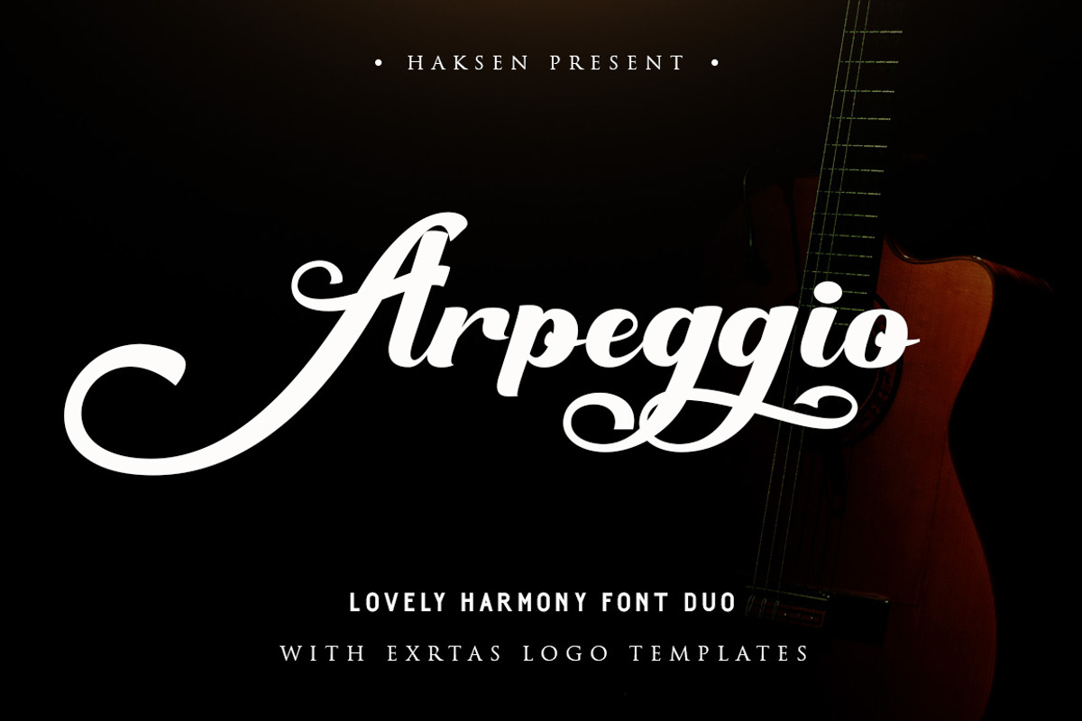 Arpeggio l Font Duo&6 Logo Templates