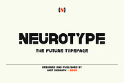 Neurotype, a Sans Serif Font by Amit Debnath (Thumbnail 1 of 7)