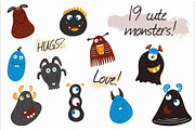Monsters Vector clipart, an Animal Illustration by SketchCliparts (Thumbnail 4 of 9)