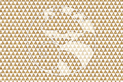 Seamless Glitter Geometrics Gold, a Pattern Graphic by RaccoonGirl Design (Thumbnail 2 of 3)