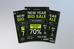 New Year Big Sale Flyer