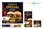 Online Food Banner Ads Template, a Social Media Template by Smashing_Studio (Thumbnail 3 of 3)