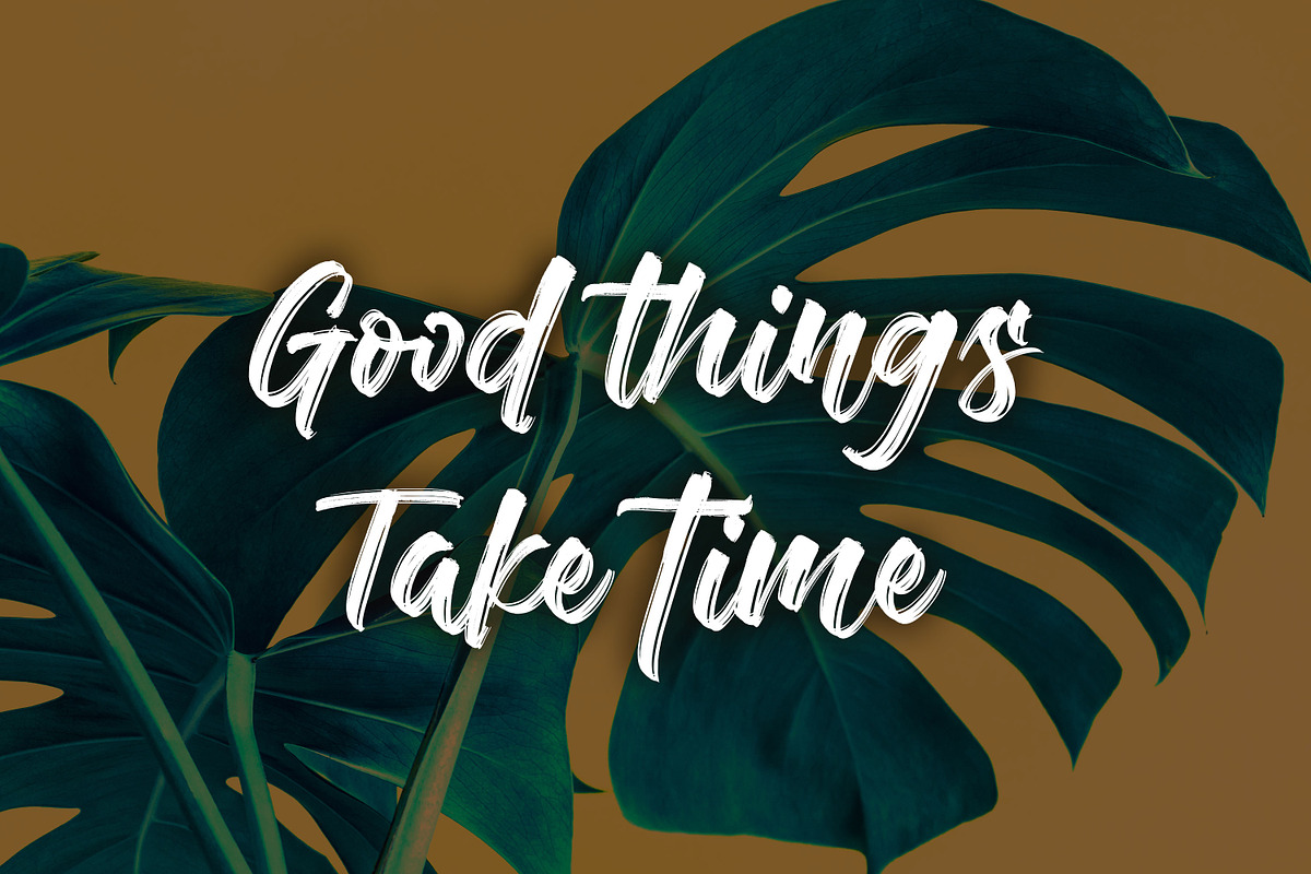 Bettawork - Brush Script Bold, a Script Font by Almarkhatype (Photo 8 of 10)